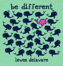 Load image into Gallery viewer, Be Different Lewes Whale Youth Tee