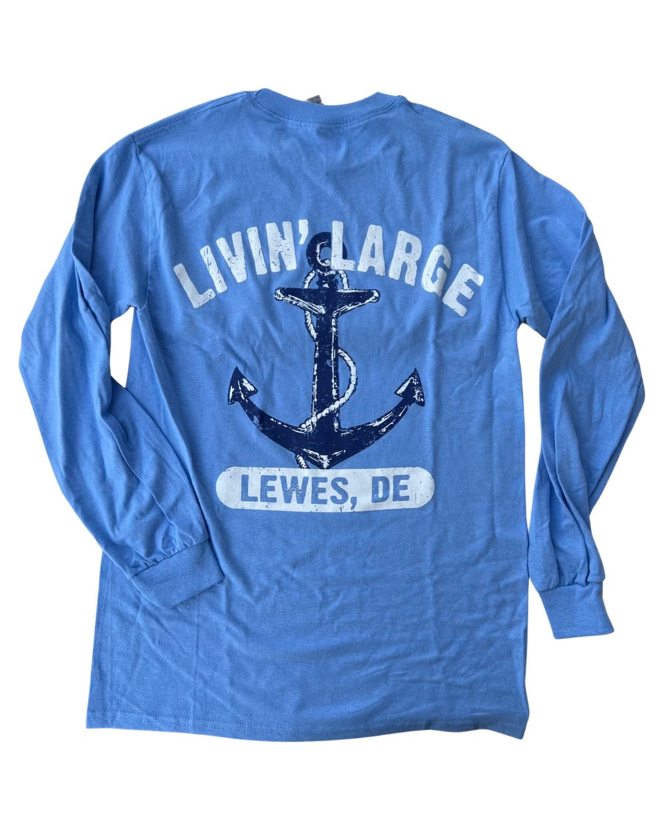 LARGE ANCHOR LEWES LONG SLEEVE TEE Lewes Wear
