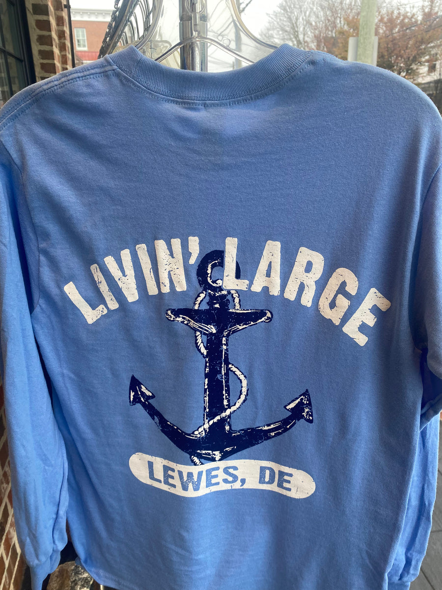 LARGE ANCHOR LEWES LONG SLEEVE TEE Lewes Wear
