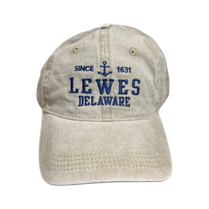 Stone and Navy Since 1631 Lewes Cap