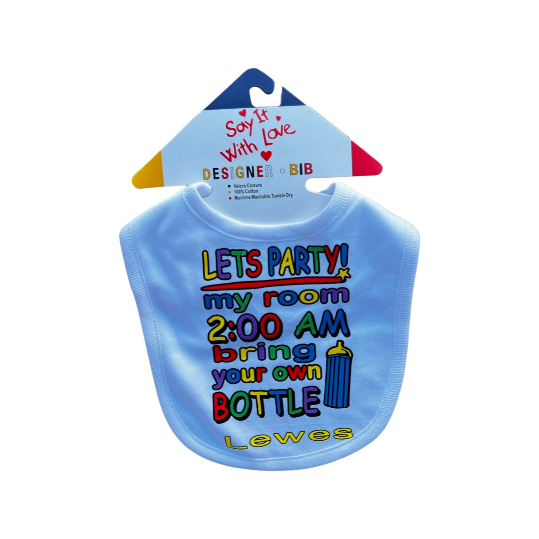 LETS PARTY BIB LEWES Lewes Wear