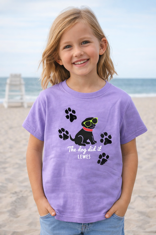 The Dog Did It Lewes Delaware Toddler Tee