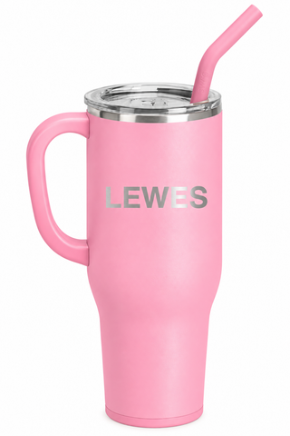 Lewes Swig Mega Mug 30oz in Shimmer Bubblegum