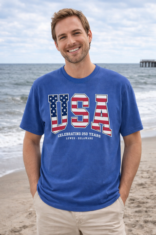 250 Anniversary USA Lewes Delaware T-shirt
