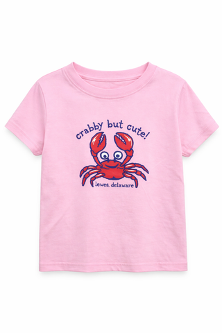 Crabby But Cute Lewes Toddler Tee