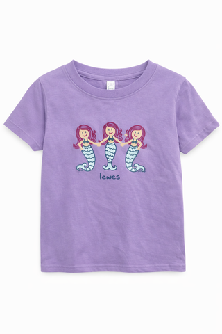 Mermaid Trio Lewes Delaware Toddler Tee
