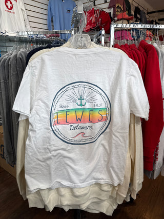 Lewes Delaware Anchor Graphic T-Shirt - Coastal Heritage Tee