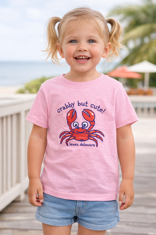 Crabby But Cute Lewes Toddler Tee