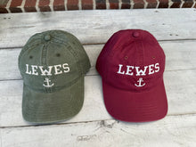 Load image into Gallery viewer, LEWES EMBROIDERED ANCHOR CAP
