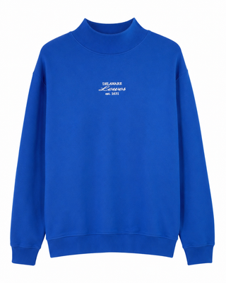Royal Blue Lewes Mock Neck Sweatshirt
