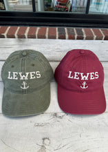Load image into Gallery viewer, LEWES EMBROIDERED ANCHOR CAP
