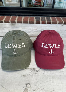 LEWES EMBROIDERED ANCHOR CAP