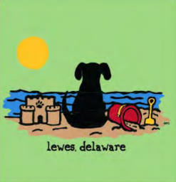 Beach Dog Lewes Toddler Tee