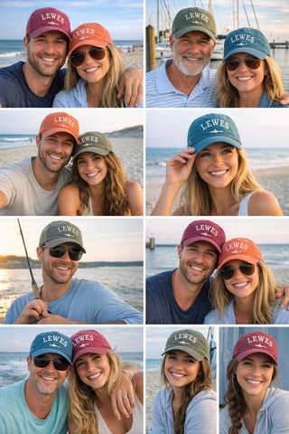 LEWES EMBROIDERED SHARK CAP