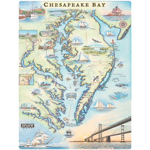 WOOD SIGN CHESAPEAKE BAY