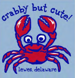 Crabby But Cute Lewes Toddler Tee