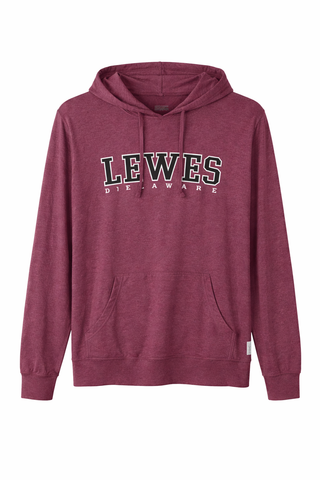 Lewes Delaware Jersey Knit Hoodie