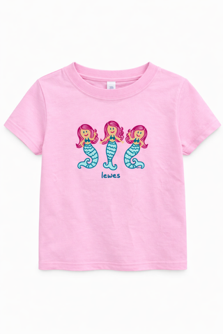 Mermaid Trio Lewes Delaware Toddler Tee