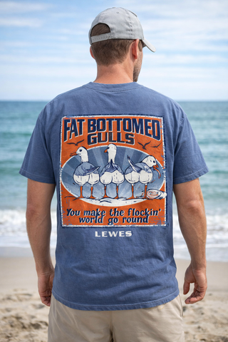 Fat Bottomed Gulls Lewes T-shirt