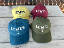 Load image into Gallery viewer, LEWES EMBROIDERED ANCHOR CAP
