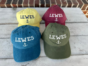 LEWES EMBROIDERED ANCHOR CAP