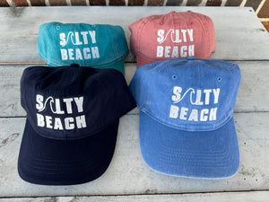 SALTY BEACH EMBROIDERED CAP