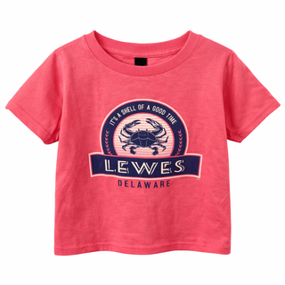 Horizon Blue Crab Lewes Youth Tee