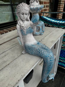 Handcrafted Sitting Mermaid