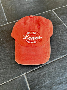 DOUBLE CIRCLE TERRACOTTA TWILL CAP LEWES