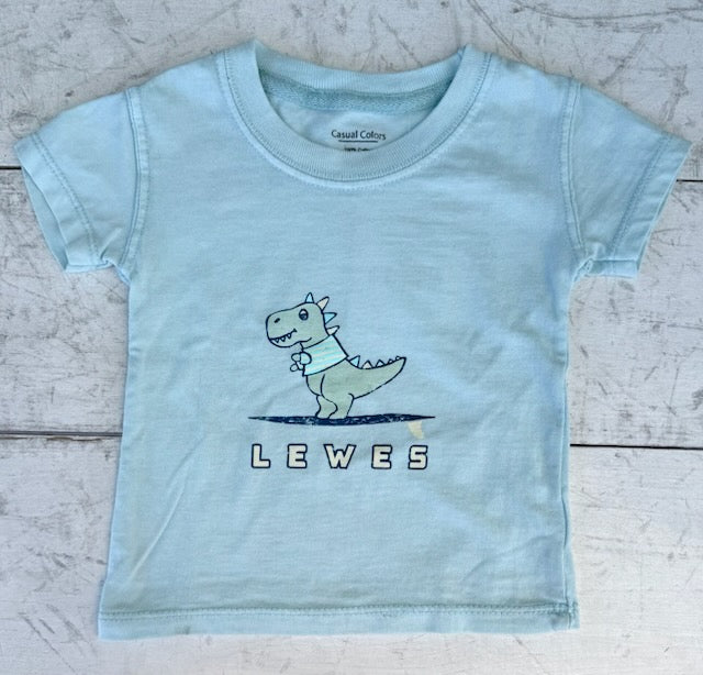 Surfing Dino Infant-Toddler Lewes Short Sleeve Tee