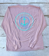Load image into Gallery viewer, Lewes Delaware Anchor Long Sleeve T-Shirt Nautical Tee

