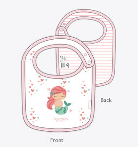 MERMAID BABY GIRLS BIB