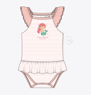 MERMAID BABY GIRLS ROMPER DRESS