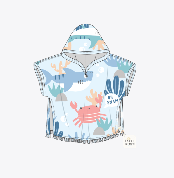 OCEANIC BABY BOYS TOWEL CAPE