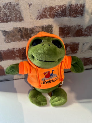 Plush Bright Eye Turtle with Lewes Hoodie