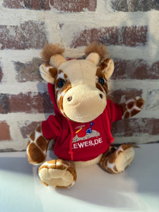 Plush Giraffe with Lewes Hoodie