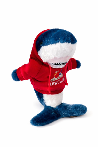 Plush Mako Shark with Lewes Hoodie