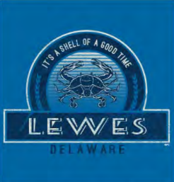 Horizon Blue Crab Lewes Youth Tee
