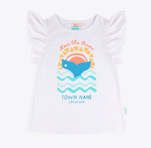 Whale Tale Lewes Girls T-Shirt