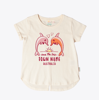 Dolphin Play Lewes Girls T-Shirt
