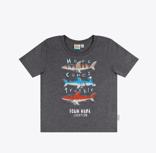 Shadey Trouble Boys Lewes T-Shirt