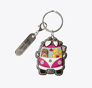 Rainbow Combi Girls Key Ring