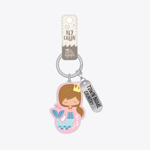 Folk Mermaid Girls Key Ring