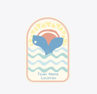 Whale Tale Girls Sticker