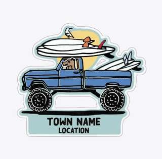 Surf Safari Boys Sticker