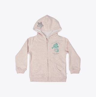 SEAHORSE BABY GIRLS HOODY