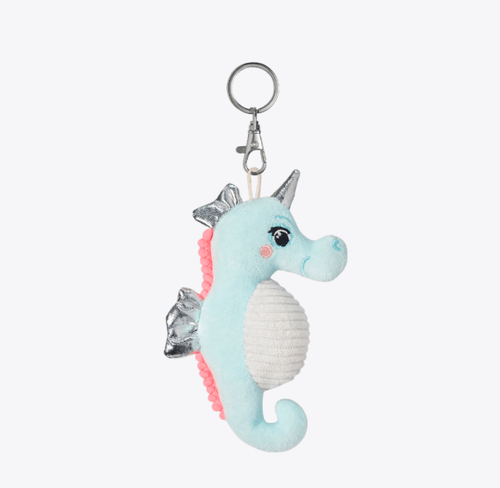 Seahorse Girls Plush Key Ring