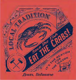 Lewes Eat the Crabs T-shirt