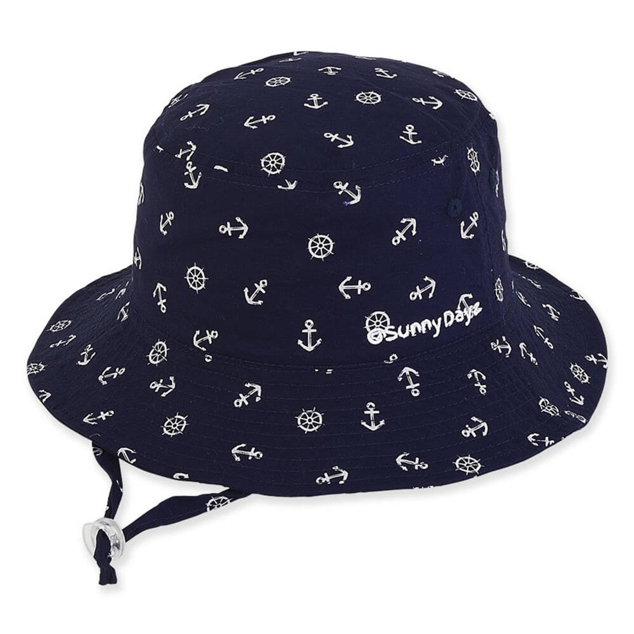 YOUTH SUN HAT NAVY ANCHOR – Lewes Wear