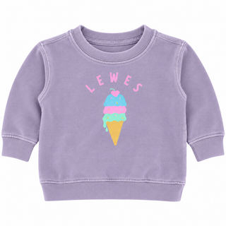 Lewes Sprinkle Cone Infant-Toddler Crewneck Sweatshirt